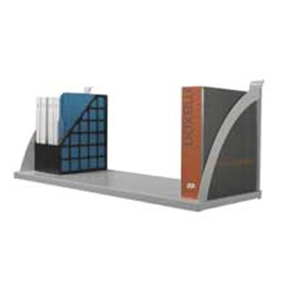 Hon Basyx Basyx BSXVSH48GYGY Partition Mounted Shelf- 48in. W- Gray BSXVSH48GYGY - main